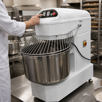 Machine à pain pour boulangerie commerciale, pétrin spiral avec contrôle numérique, vitesse réglable, bol amovible, facile à utiliser
