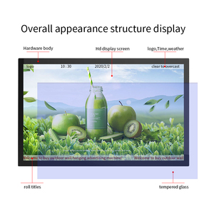 Tùy chỉnh <span class=keywords><strong>Android</strong></span> ngoài trời không thấm nước treo tường kỹ thuật số biển LCD quảng cáo hiển thị cho các cửa hàng bán lẻ - Product Image 6