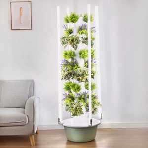 Torre Hidropónica con Sistema Agrícola LED para Plantas, Aeroponía NFT Vertical para Cultivo de Vegetales, de 5 a 13 Niveles - Product Image 2
