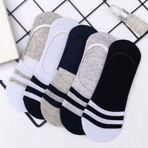 Chaussettes Hommes Bateau D'été En Silicone Antidérapant Gommino Invisible Mince Coupe Basse Bas Hommes No Show En Gros - Product Image 1