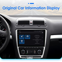 CARUPEZ Radio de Auto con GPS Android de 10 Pulgadas, Unidad Principal de Navegación con Pantalla IPS, DSP, para VW Skoda Octavia II 2008-2013, 8 Núcleos