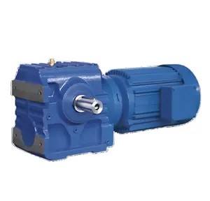 S77 Helical Worm Geared Motors S series Speed Reducer Gear Box Assembly with Reducer Gear Box