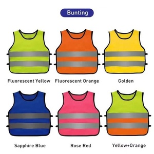 Sinh viên thoáng khí <span class=keywords><strong>Hi</strong></span> <span class=keywords><strong>VIS</strong></span> an toàn Quần áo trẻ em phản xạ Áo khoác trẻ em phản chiếu giao thông vest cho hoạt động ngoài trời - Product Image 3