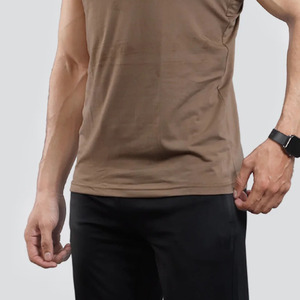 Custom Logo Eco-Friendly Quick Dry Tank Top Lightweight Muscle <b>Singlet</b> Best Quality Made in Pakistan Breathable Tank Top <b>For</b> <b>Men</b> - Product Image 3