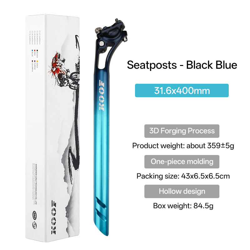 Noir et bleu 31,6*400mm