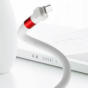 Fabrikant Levert 1.2M Aluminium 5A Snelle Opladen Usb Naar Type-C 1.2M Data Kabels Bureau Telefoon houder Beugel