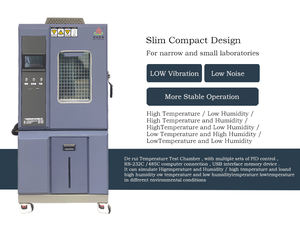 غرفة المناخ الصناعي معدل تغيير سريع منخفض لدرجة الحرارة العالية مع تصميم محاكاة تعمل باللمس وتوفير الطاقة - Product Image 5