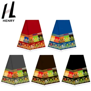 Henry Factory – tissu imprimé Floral Polyester de haute qualité, Style du pacifique, couleurs mélangées, pour jupe