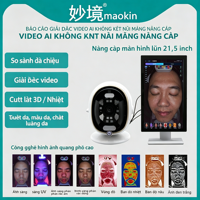 Testeur de peau facial hors ligne 10 spectres RGB UV PL avec IA pour l'analyse de l'acné et des rides, détection d'hydratation, écran tactile LCD, modèle de bureau US