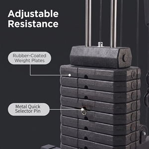 Máquina de Entrenamiento de Cuerpo Completo con Cable Único y Pila de Pesas, Estación Multifunción, Suministro Directo de Fábrica - Product Image 4