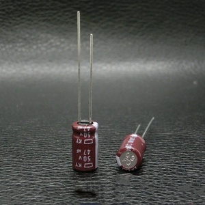 Original authentique japon <span class=keywords><strong>chimique</strong></span> NCC noir or acier 50v 47UF importé KY haute fréquence faible <span class=keywords><strong>condensateur</strong></span> électrolytique - Product Image 2