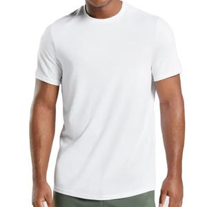 เสื้อยืดผู้ชายสั่งทำจากซัพพลายเออร์ เสื้อยืดคอกลมเนื้อหนา คุณภาพสูง สไตล์สตรีทแวร์ ล้างสีแบบแอซิด ทำสีซีดแบบดิสเทรส สำหรับผู้ชาย - Product Image 4