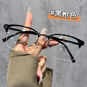 Gafas Ópticas de Media Montura 31162, Montura Extra Ancha, Protección Contra Luz Azul, Lentes de PC Unisex, Origen Taizhou - Product Image 3