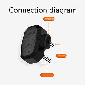 Adaptateur convertisseur USB C mâle vers Type-C mâle 8 broches femelle Charge en forme de U Charge OTG et diffusion en direct d'appareils périphériques - Product Image 4
