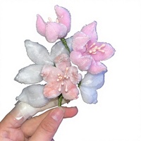 Kit artisanal géant de tiges en chenille épaisses et duveteuses de 10 mm, fil pelucheux pour fleurs DIY et loisirs créatifs, vente en gros