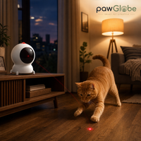Jouet laser intelligent pour chat d'intérieur, interaction et jeu, OEM ODM, marque privée, vente en gros et au détail, fournitures pour animaux de compagnie PawGlobe