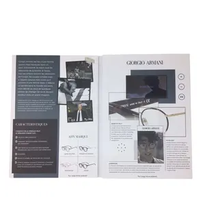 All White Blank Video Brochure Without Printing For Wine Advertising