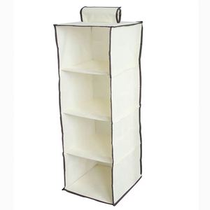 Foldable Hanging Closet Organizer Easy Mount <b>Storage</b> Shelves for Clothes Handbags and Shoes Food Safe <b>Storage</b> <b>Solution</b> - Product Image 2