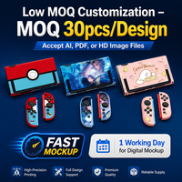 Faible MOQ, personnalisation, design sur le thème des dessins animés, coque de protection rigide en plastique pour console de jeu Nintendo Switch 2