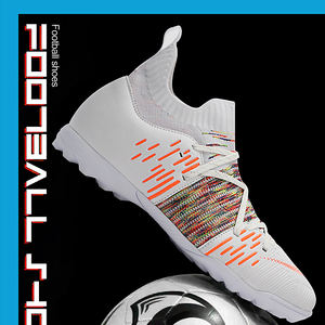 Gran oferta <span class=keywords><strong>de</strong></span> zapatos <span class=keywords><strong>de</strong></span> fútbol y fútbol para hombre, <span class=keywords><strong>botas</strong></span> deportivas con punta <span class=keywords><strong>de</strong></span> colores mezclados con plantilla <span class=keywords><strong>de</strong></span> TPU, estilo <span class=keywords><strong>de</strong></span> moda para niños, uso en interiores y exteriores - Product Image 5