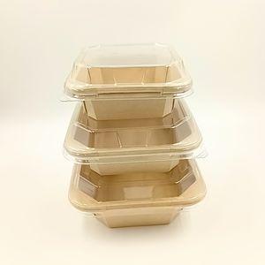 Tazón de Papel Kraft Marrón para Envasado de Alimentos con Cualquier Diseño para Vasos de Comida para Llevar, Ensaladas, Pasteles, Galletas, Azúcar, Sushi, Frutas, Bocadillos, Pizza - Product Image 3