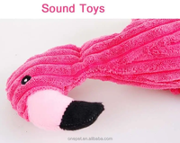 Pet Bite Sounding Peluche Jouet Animal Populaire Chien Flamingo Chien Jouet