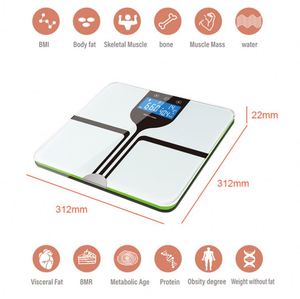 Marca personalización electrónica Bluetooth Escala de pesaje con calculadora de <span class=keywords><strong>IMC</strong></span> - Product Image 2