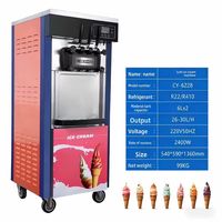 Machine à glace molle chinoise à 2 compresseurs, prix usine, machine commerciale à yogourt glacé, machine à açaï, pour glaces molles et margaritas