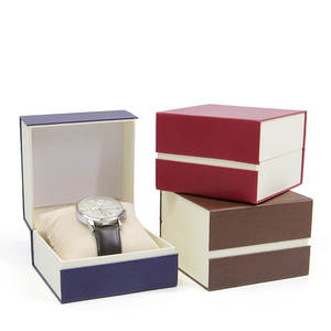 Personnalisé hommes et femmes carré de luxe <span class=keywords><strong>montre</strong></span> emballage cadeau boîte avec oreiller - Product Image 4