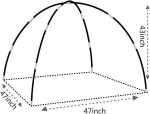FRP <b>Rods</b> and Connectors Fiberglass Tent Pole for Camping Tent - Product Image 5