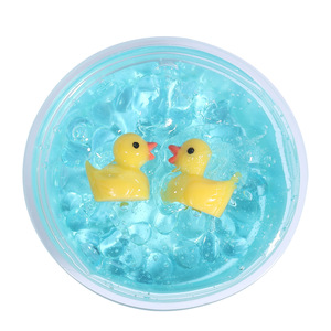 ชุดทำสไลม์ดินเหนียวแห้งเร็วปลอดสารพิษ CHENXI Factory DIY Kawaii 3D รูปเป็ดน่ารัก ขนาด 60 มล. สีฟ้าไอซ์บลู กลิตเตอร์ ของเล่นเด็ก - Product Image 3