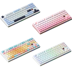 AULA F87ProV2 three-mode wireless mechanical keyboard 8K report rate 87 keys,hot-swappable RGB new <b>USB</b> laptop keyboard - Product Image 1
