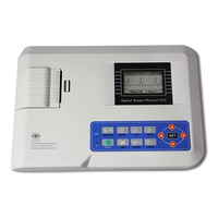 Appareil ECG vétérinaire intelligent à 1 canal avec interprétation automatique, EKG numérique pour animaux pour hôpital vétérinaire
