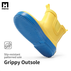 Bottes de pluie en caoutchouc durables OEM/ODM <span class=keywords><strong>pour</strong></span> enfants, imperméables, antidérapantes, chaussures d'hiver courtes <span class=keywords><strong>pour</strong></span> tout-petits, petits enfants, grands enfants - Product Image 5