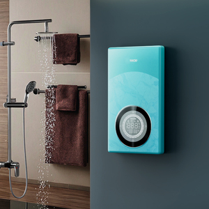 12500W Smart Instant <strong>Water</strong> <strong>Heater</strong> Boiler Indoor Tankless Hot <strong>Water</strong> Geyser for Hotel Showers LED Temperature Display German - Product Image 1