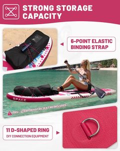 OEM จีน ผลิตบอร์ดซัพเปอร์แบบเป่าลม บอร์ดเซิร์ฟ SUP บอร์ดยืนพาย Gonfiabile สำหรับเล่นน้ำ เล่นเซิร์ฟ DM25/3 โรงงาน O - Product Image 4