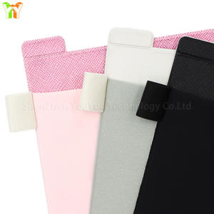 Support de souris mince adhésif élastique, étui de souris auto-adhésif avec clip pour stylo, support de <span class=keywords><strong>chargeur</strong></span> portable, organisateur d'ordinateur portable de voyage - Product Image 3