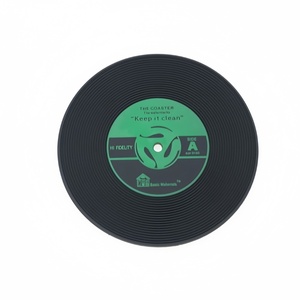 Posavasos de Vinilo Creativos en Oferta, Material de Goma Ecológico, Color Personalizado, Logotipo Impreso, Regalo Promocional, Alfombrillas de Escritorio - Product Image 3