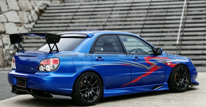 Faldones Laterales de Fibra de Vidrio Tipo VTX de Lujo para Subaru Impreza WRX 9ª Gen GDC 2004-2007, Fácil Instalación - Product Image 4