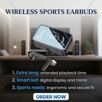 Earbuds Nirkabel TWS Ztxion 5.1 Laris Manis, Tahan Air IPX-5, Dilengkapi Mikrofon, LED, Cermin, In-Ear, Daya Tahan Baterai 3 Jam, Volume Dapat Diatur