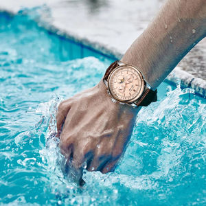 Orologi Meccanici Nuovi Forsining da Uomo con <span class=keywords><strong>Cinturino</strong></span> in Vera <span class=keywords><strong>Pelle</strong></span>, <span class=keywords><strong>Orologio</strong></span> da Polso <span class=keywords><strong>Automatico</strong></span> di Moda - Product Image 4