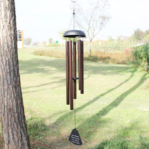 Campana de Viento Metálica con Tubos de Aluminio, Instrumento de Sonido Claro para Sanación, Adorno Colgante Decorativo para Hogar, Balcón y Jardín - Product Image 6