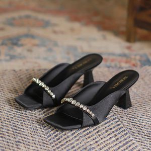 Zapatos de Tacón Bajo de 5CM para Mujer, Diseño Peep Toe, Nuevos Modelos de Verano - Product Image 3