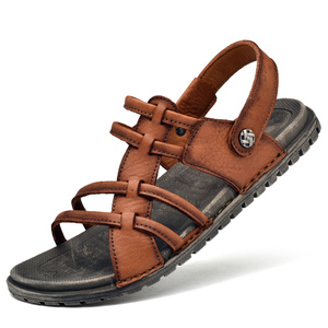 <span class=keywords><strong>Sandalias</strong></span> de playa con correas <span class=keywords><strong>cruzadas</strong></span> para <span class=keywords><strong>hombre</strong></span>, zapatillas de ocio, chanclas vintage de verano - Product Image 3