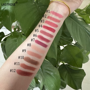 Nuovo <span class=keywords><strong>Rossetto</strong></span> Idratante di Alta Qualità, Cosmetico Vegano dalla Texture Leggera, 12 Colori, <span class=keywords><strong>Rosso</strong></span>, Cruelty Free, Naturale, <span class=keywords><strong>Opaco</strong></span> e Setoso - Product Image 3