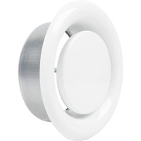 Diffuseur d'air de retour en acier galvanisé blanc laqué, à montage au plafond, réglable, facile à installer, moderne, pour extérieur
