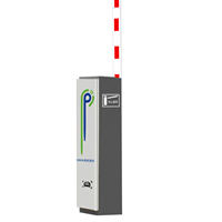 Barrière de circulation intelligente droite de 6 m avec télécommande pour parking, système de barrière à bras rapide