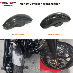 Guardabarros Delantero de Fibra de Carbono Retro para Motocicleta <span class=keywords><strong>Harley</strong></span> <span class=keywords><strong>Davidson</strong></span> Modelos Touring 2009-2023, Guardabarros Trasero Street Glide - Product Image 2