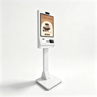 Terminal de paiement sans contact pour restaurant, écran tactile, commande rapide, borne de commande automatique, machine sur pied