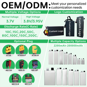 CEBATTERY 리포 드론 배터리 4S <span class=keywords><strong>6S</strong></span> 22000mAh 8S 12S 14S 15S 16S 64000mAh 22.2V 리포 배터리 FPV 드론 맞춤형 - Product Image 5